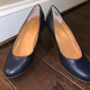 Nine West Navy Wedge Heel